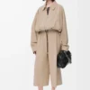 Giacca a palloncino in cotone Beige