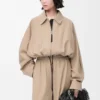 Giacca a palloncino in cotone Beige