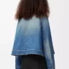 Giacca a trapezio in denim Denim Blue