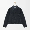 Giacca Anagram in denim nero Giacca Anagram in denim nero