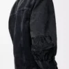 Giacca Anagram in denim nero Giacca Anagram in denim nero