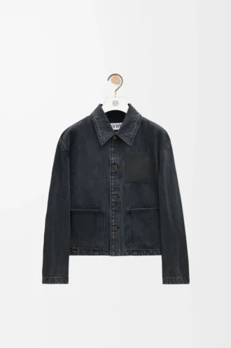 Giacca da lavoro in denim Nero