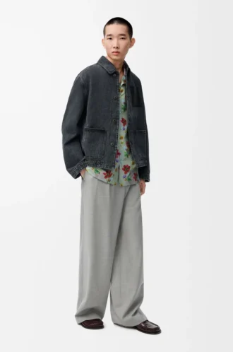 Giacca da lavoro in denim Nero