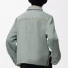 Giacca da lavoro in denim Verde kaki