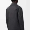 Giacca da lavoro in lana e cashmere Charcoal Melange