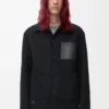 Giacca da lavoro in lana e cashmere Nero