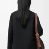 Giacca da lavoro in lana e cashmere Nero