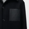 Giacca da lavoro in lana e cashmere Nero