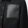 Giacca da lavoro in lana e cashmere Nero
