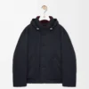 Giacca imbottita in cotone tecnico blu navy