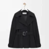 Giacca in cotone Nero
