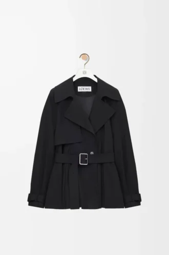 Giacca in cotone Nero