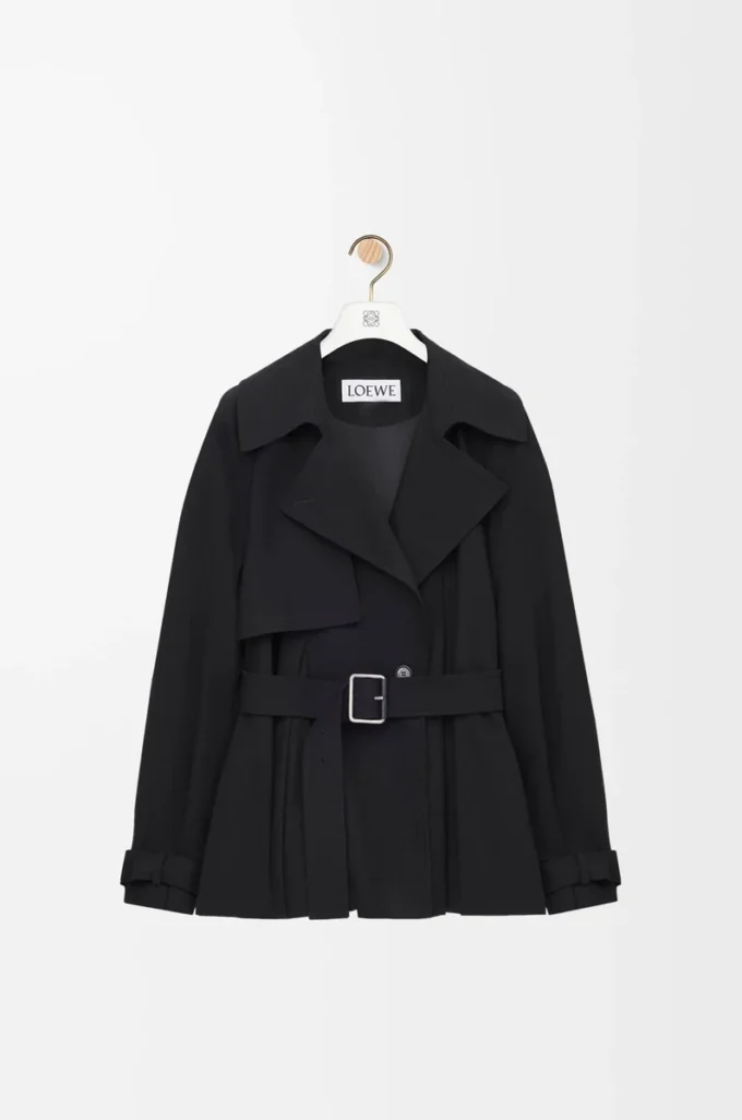 Giacca in cotone Nero