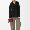 Giacca in cotone Nero