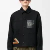 Giacca in cotone Nero