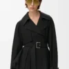 Giacca in cotone Nero