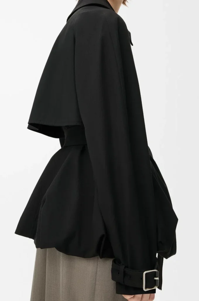 Giacca in cotone Nero
