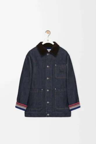 Giacca in denim Raw Denim/Blu