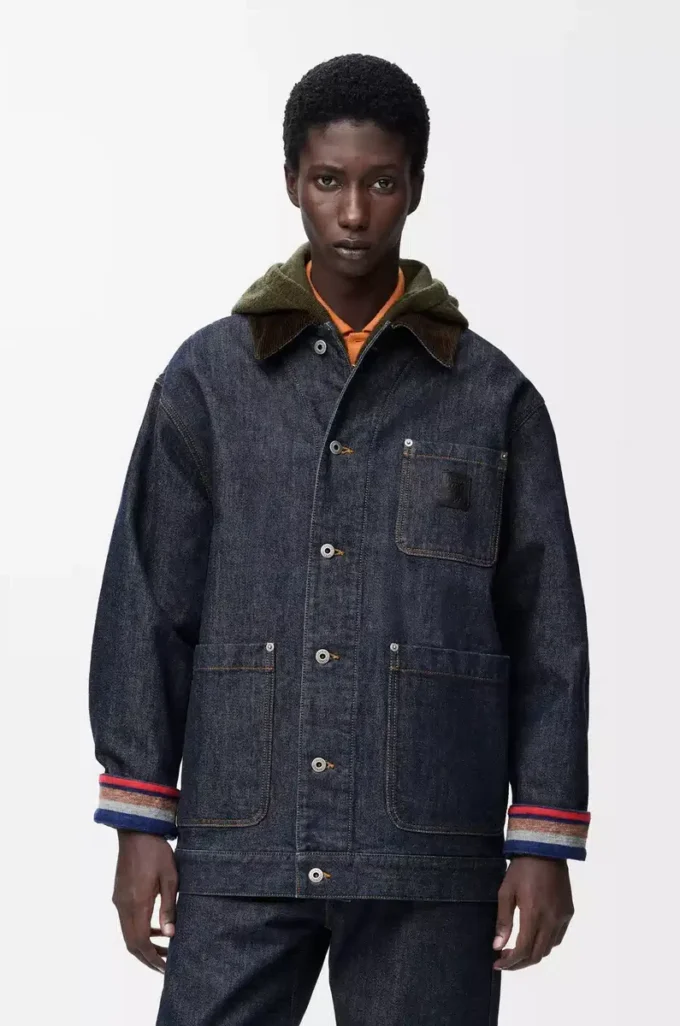 Giacca in denim Raw Denim/Blu Giacca in denim Raw Denim/Blu