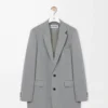 Giacca in lana grigio