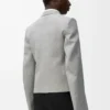 Giacca in lana grigio