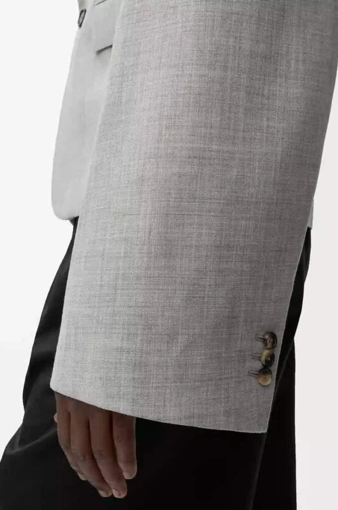 Giacca in lana grigio