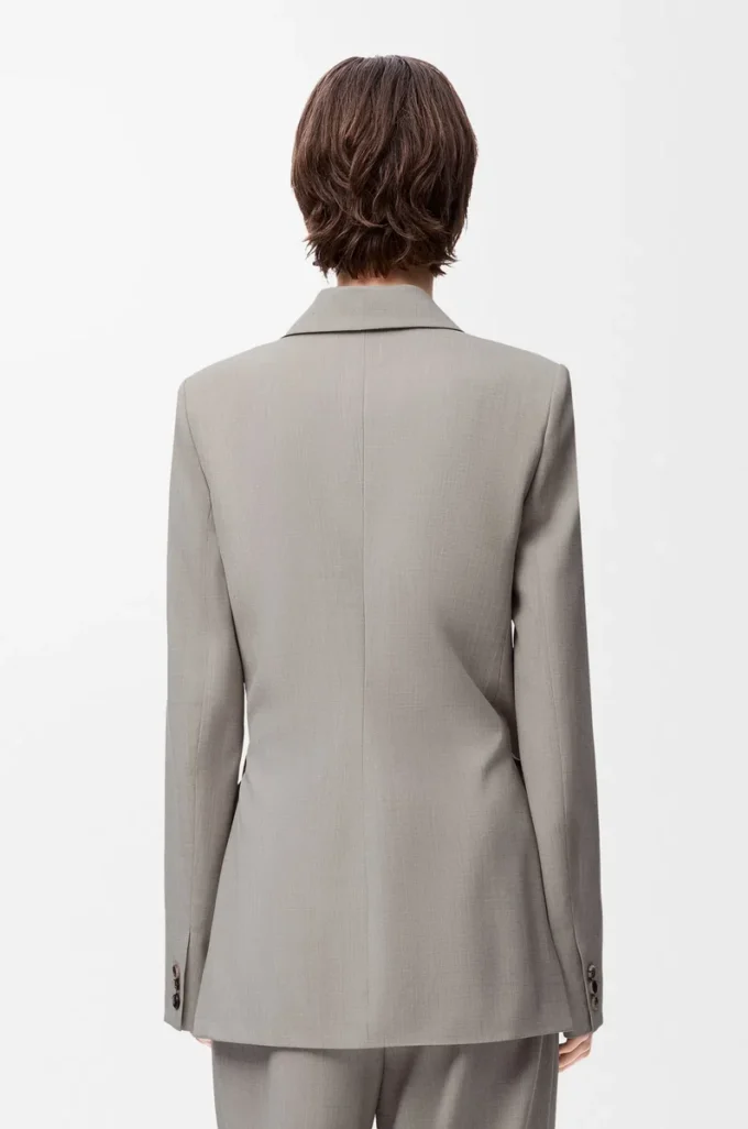 Giacca in lana Melange beige chiaro Giacca in lana Melange beige chiaro