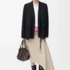 Giacca in lana Nero