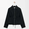 Giacca in misto cotone Nero Giacca in misto cotone Nero