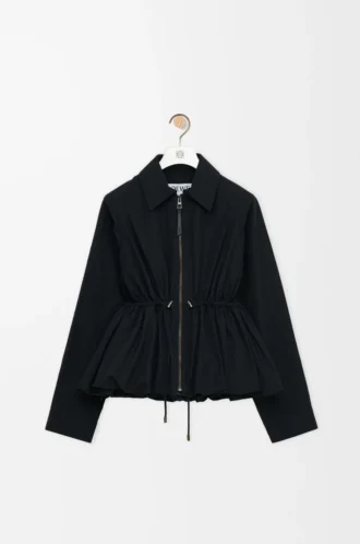 Giacca in misto cotone Nero