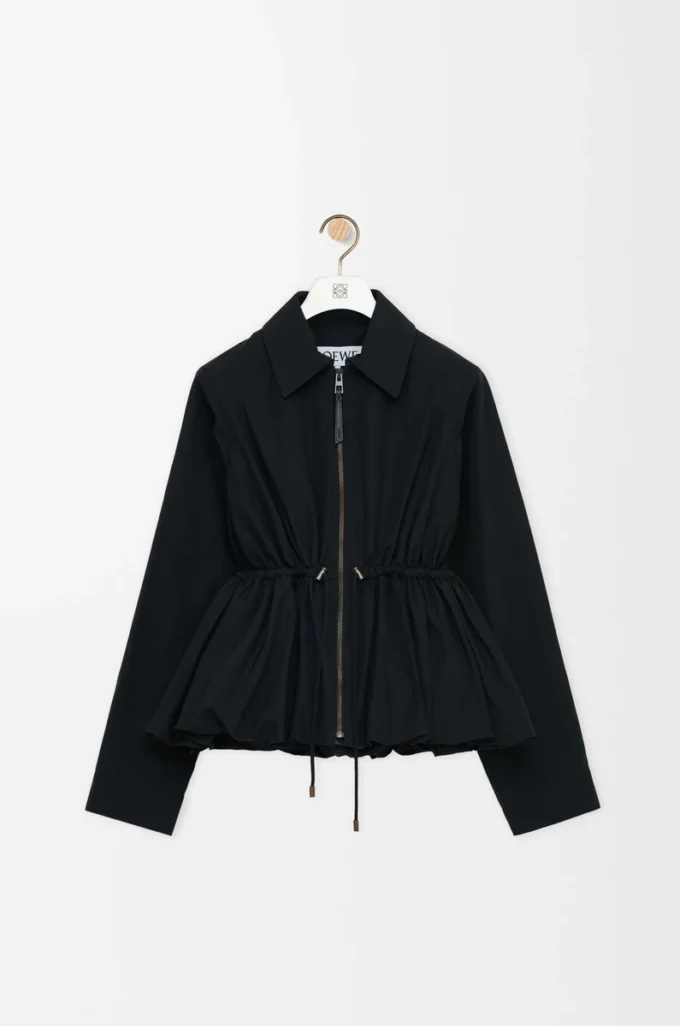 Giacca in misto cotone Nero Giacca in misto cotone Nero