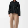 Giacca in misto cotone Nero Giacca in misto cotone Nero