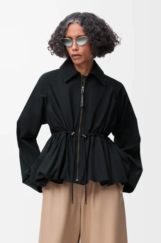 Giacca in misto cotone Nero Giacca in misto cotone Nero