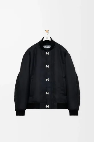 Giacca in nylon Nero