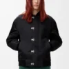 Giacca in nylon Nero