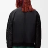 Giacca in nylon Nero