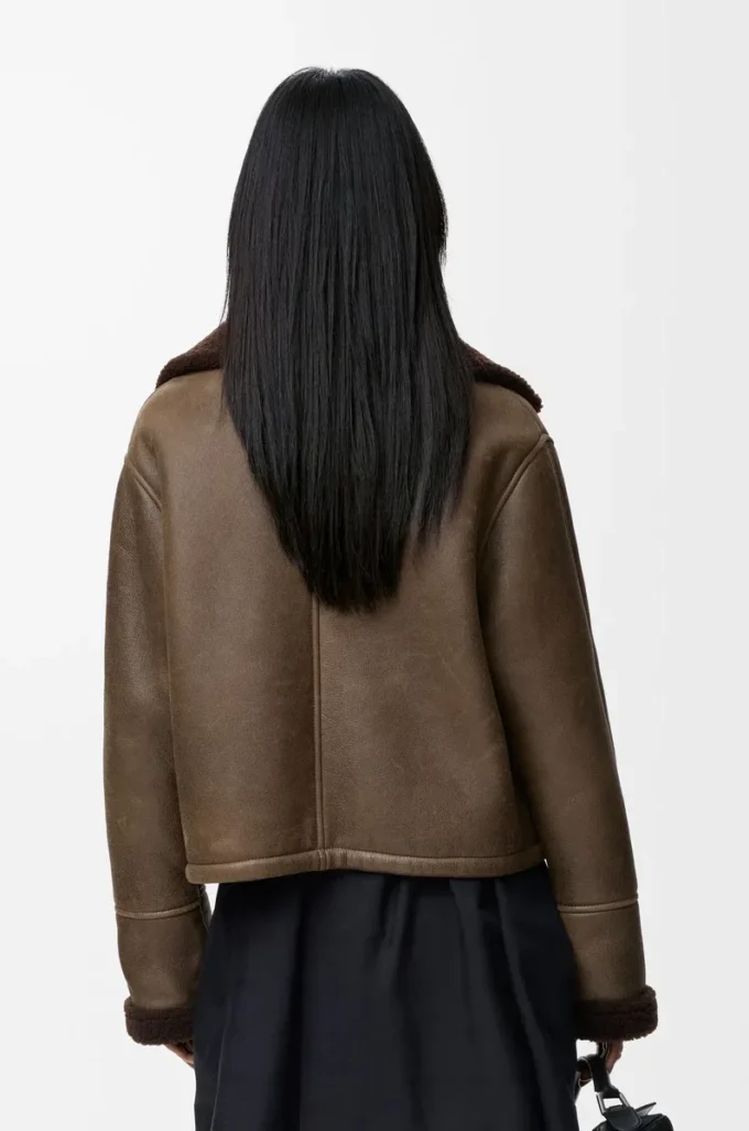 Giacca in shearling Salvia Giacca in shearling Salvia