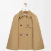 Giacca mantella in cotone Beige Giacca mantella in cotone Beige