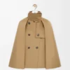 Giacca mantella in cotone Beige Giacca mantella in cotone Beige
