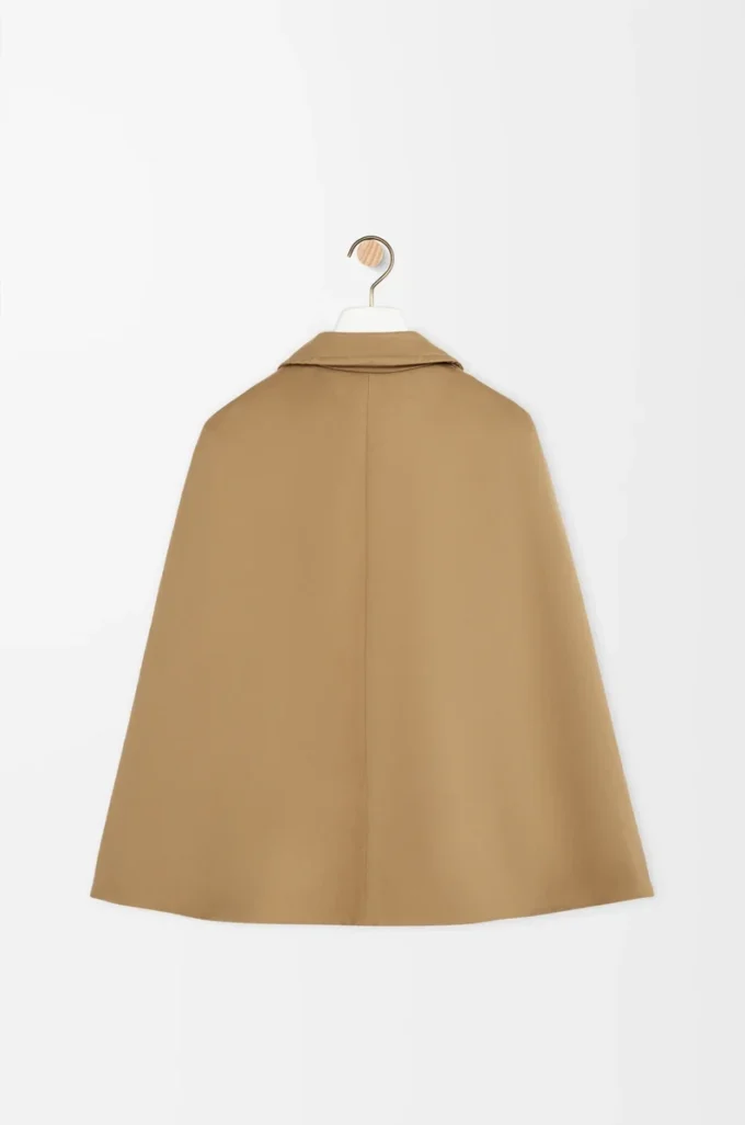Giacca mantella in cotone Beige Giacca mantella in cotone Beige