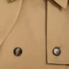 Giacca mantella in cotone Beige Giacca mantella in cotone Beige