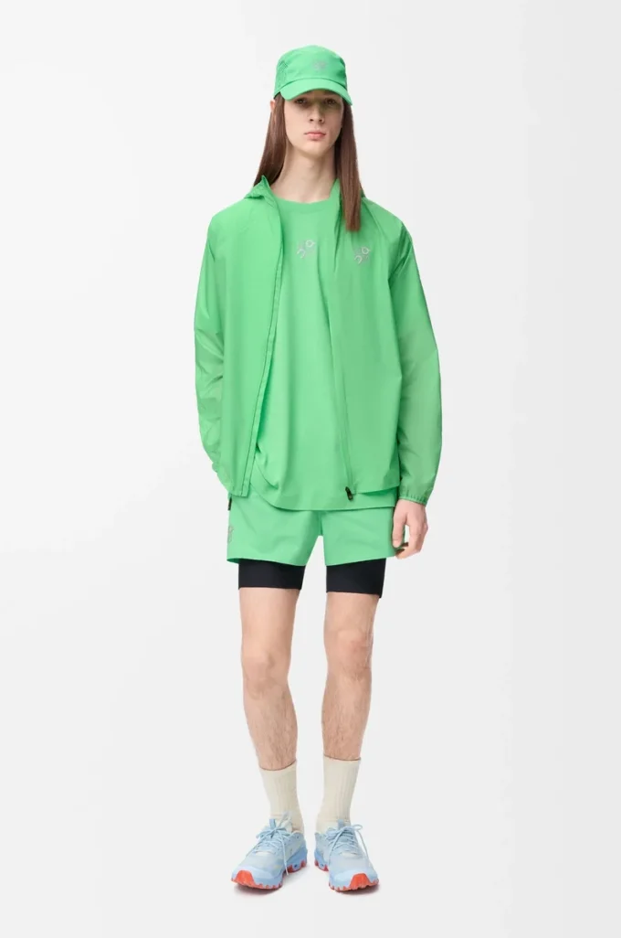 Giacca Ultra in tessuto tecnico verde
