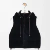 Gilet imbottito in shearling Marrone/Blu navy Gilet imbottito in shearling Marrone/Blu navy