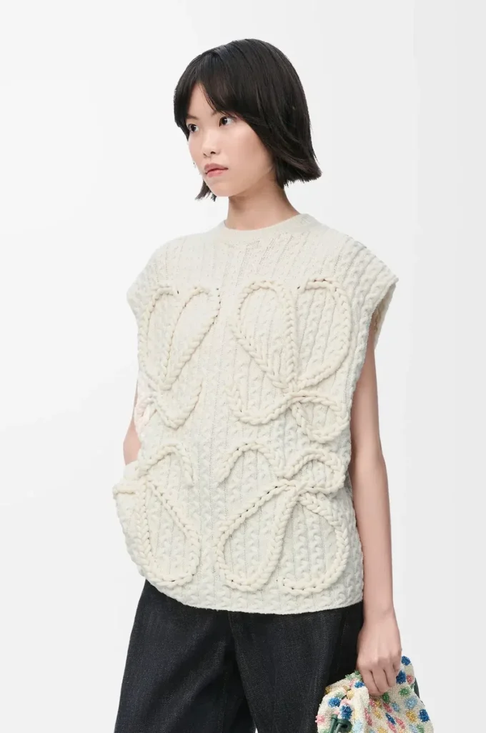 Gilet in lana Bianco Gilet in lana Bianco