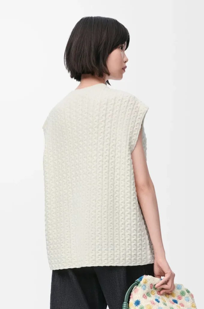Gilet in lana Bianco Gilet in lana Bianco