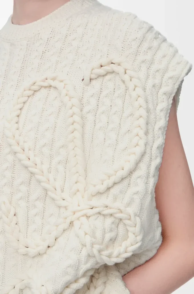 Gilet in lana Bianco Gilet in lana Bianco