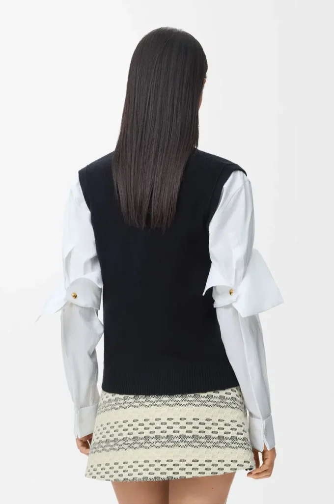 Gilet in lana Nero Gilet in lana Nero