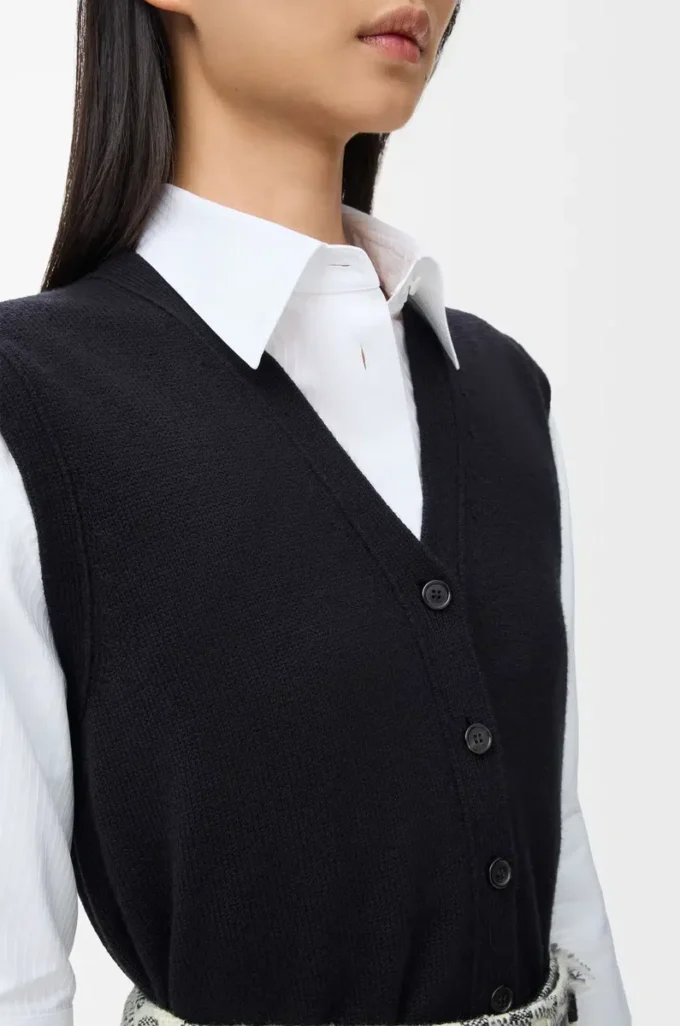 Gilet in lana Nero Gilet in lana Nero