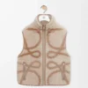 Gilet in misto lana Beige/Verde kaki Gilet in misto lana Beige/Verde kaki