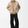 Gilet in misto lana Beige/Verde kaki Gilet in misto lana Beige/Verde kaki
